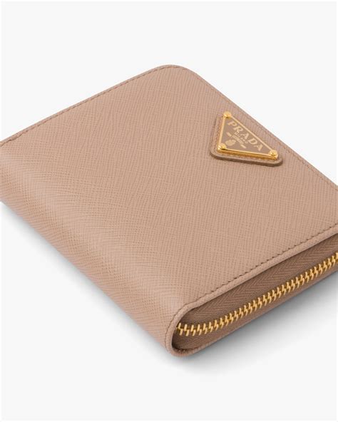 prada saffiano cammeo wallet|Cameo Beige Small Saffiano leather wallet .